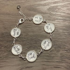 The Vintage Sparrow Positive Affirmations Bracelet from QVC
